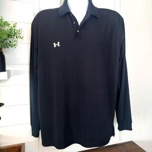 Under Armour Black Shirt Men's Medium Long Sleeve Pullover‎ # 078
